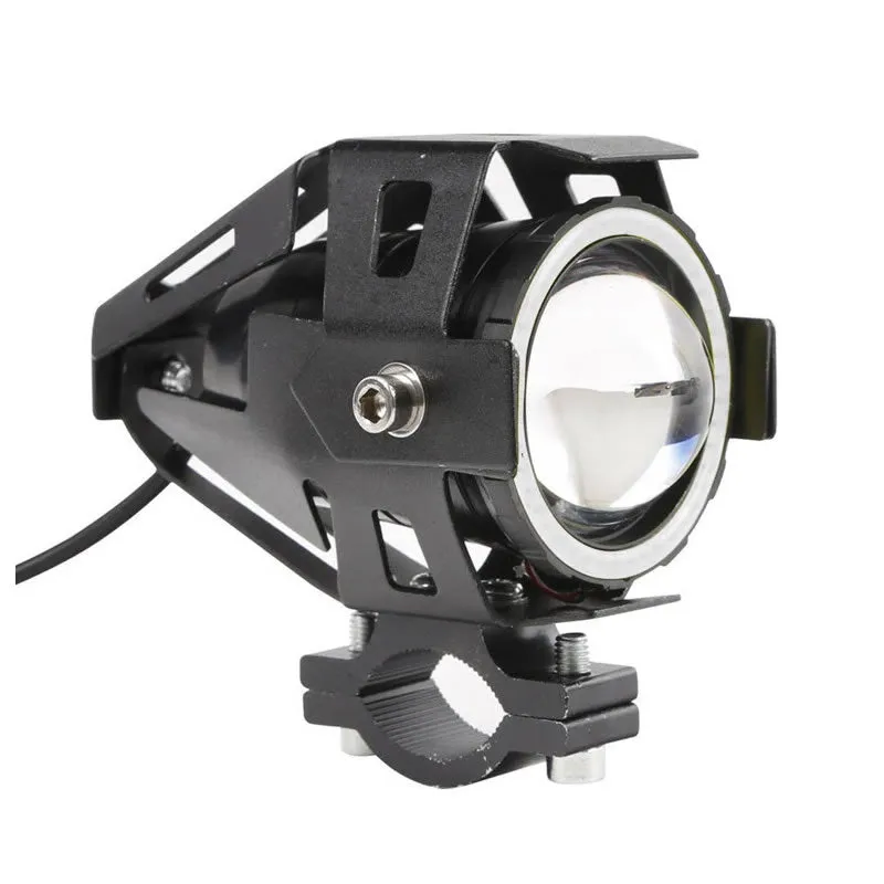 10W Motorcycle Led Headlight With Angel Eyes Hp-U7Mini