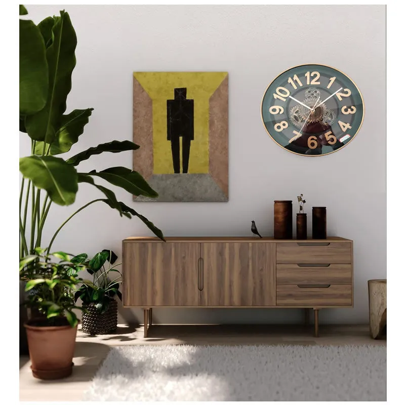 30Cm Home Decor Retro Hanging Clock -6715A