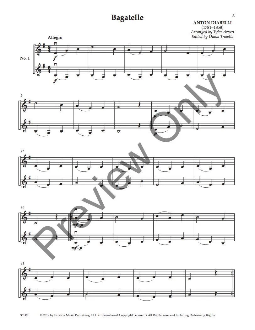 Adaptable Duets for Strings Violin (Excelcia Music Publishing)