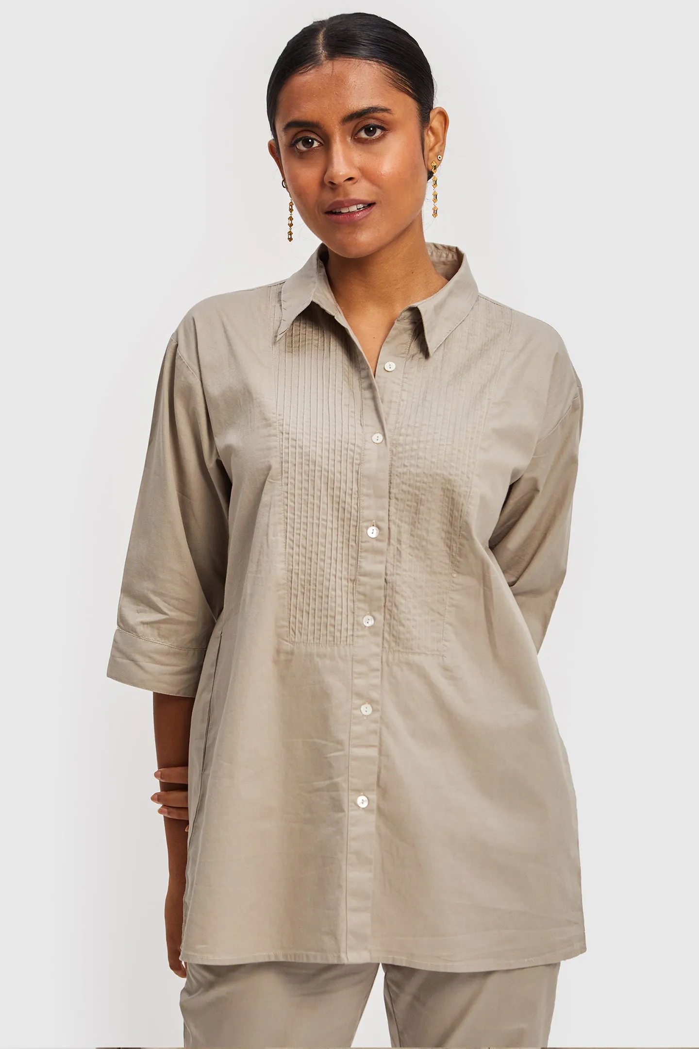 All in One Shirt in Ecru