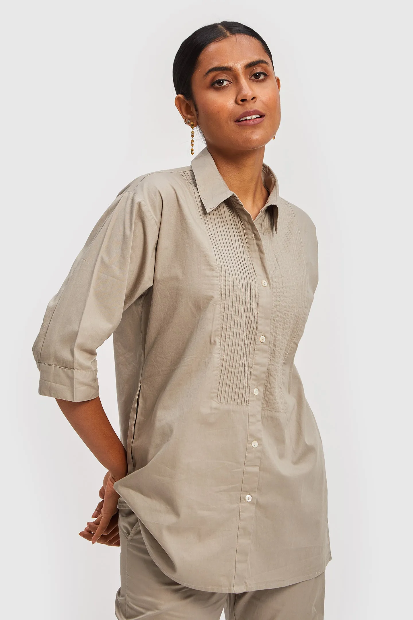 All in One Shirt in Ecru