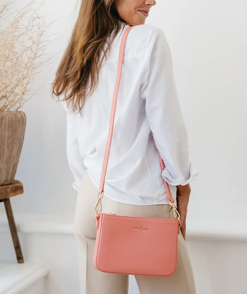 Ara Convertible Crossbody Clutch - Coral [OUTLET RETIRED FINAL SALE]