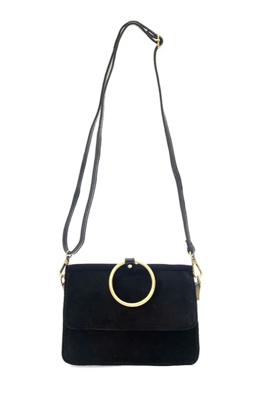 Aria Ring Bag [Black Velvet-L8196]