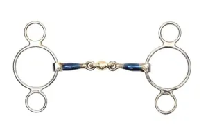 Blue Iron 2 Ring Gag With Lozenge