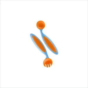 Boon Benders Adaptable Utensils in Blue/Orange