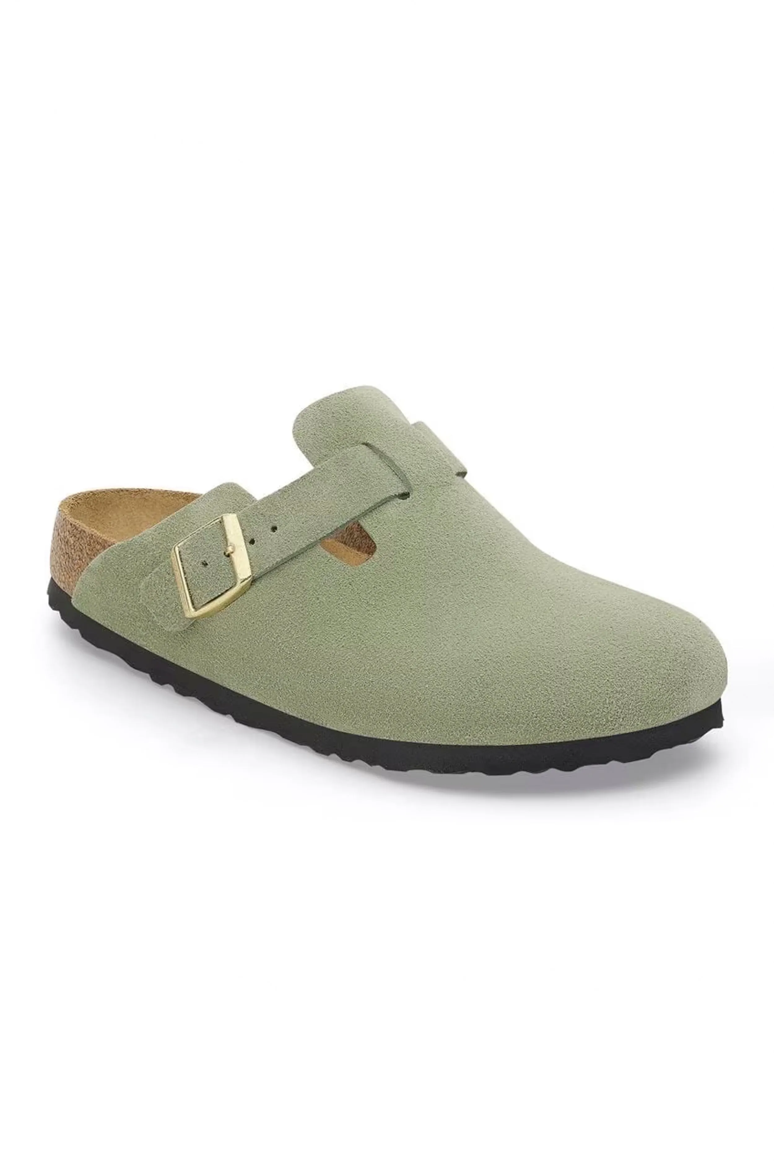 Boston Soft Footbed | Green Tea Suede