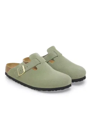 Boston Soft Footbed | Green Tea Suede