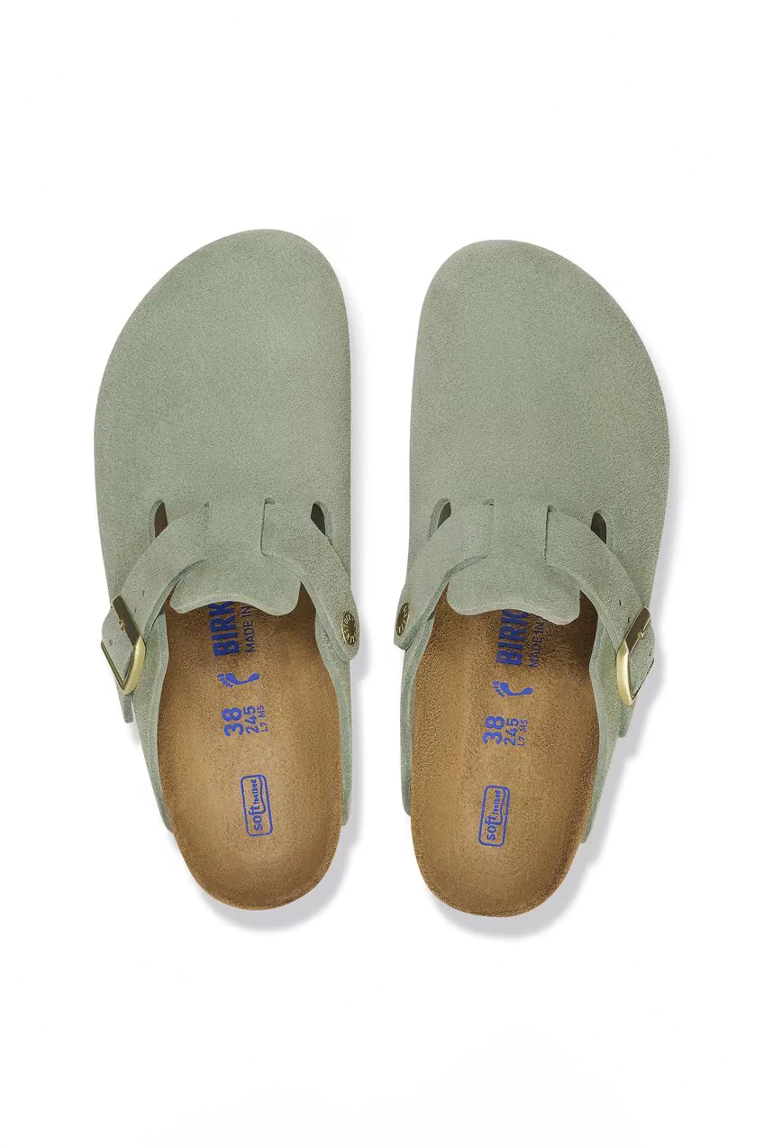 Boston Soft Footbed | Green Tea Suede