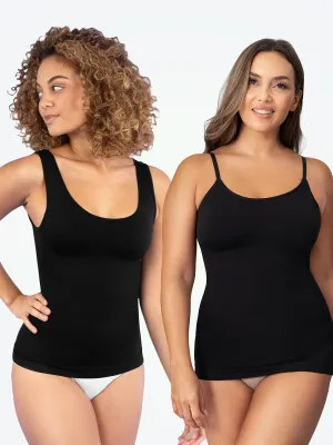 Bundle Shapermint Essentials - 1 Tank Cami   1 Scoop Neck Cami