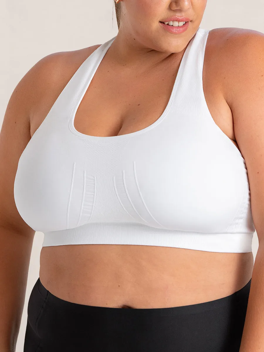 Bundle Truekind® & Shapermint Essentials  - 1 Seamless Racerback Sports Bra   1 Bike Short
