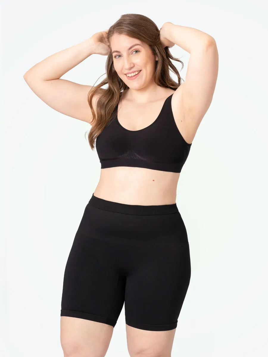 Bundle Truekind® & Shapermint Essentials  - 1 Seamless Racerback Sports Bra   1 Bike Short