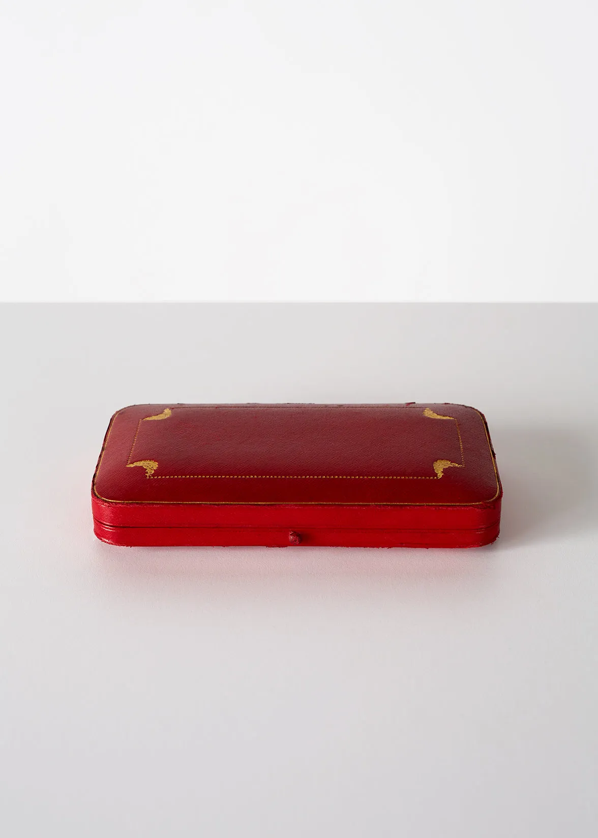 cartier art deco silver compact
