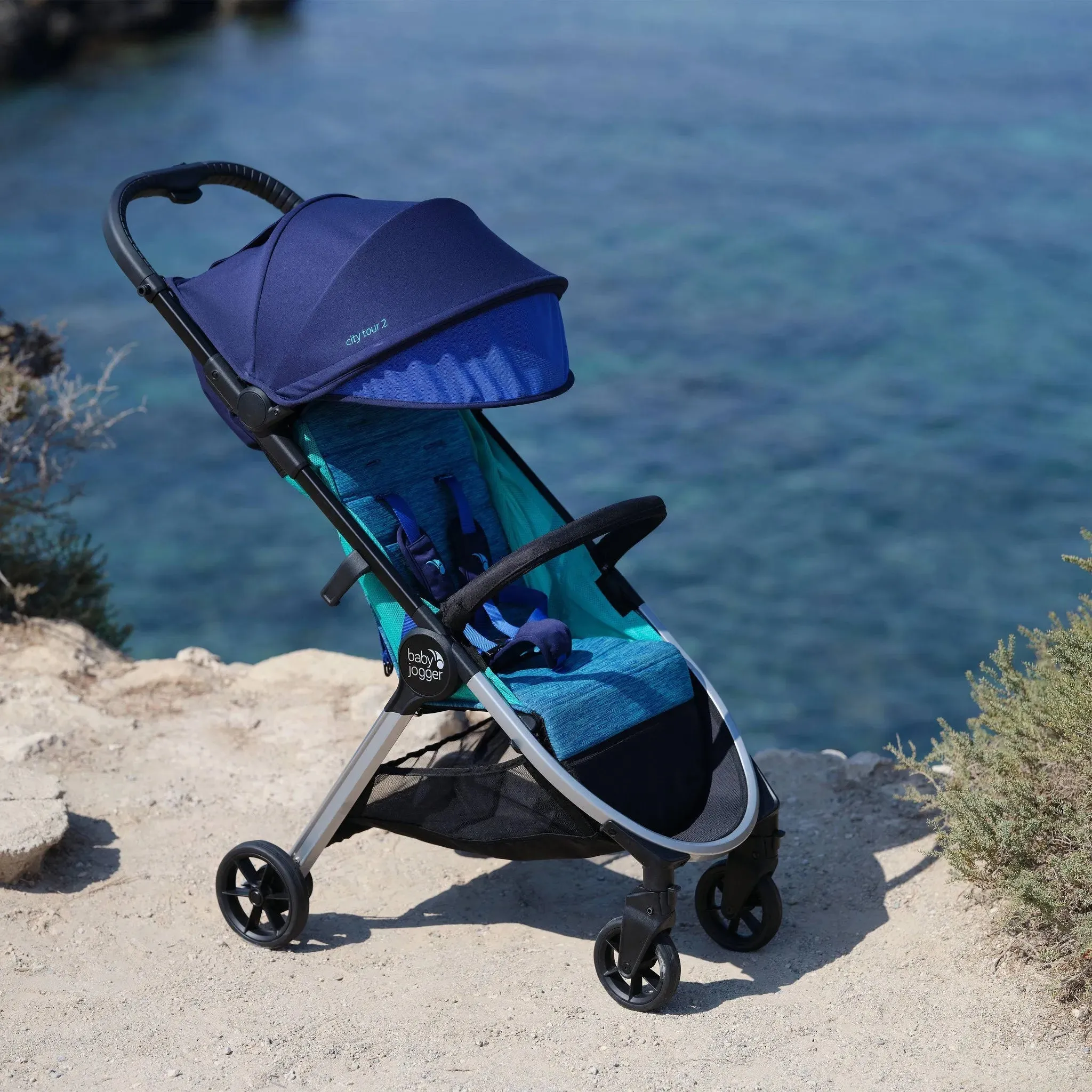 City Tour 2 Coastal Ultra Compact Travel Stroller