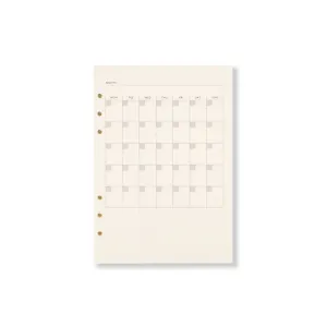 Daily Undated Planner Binder Insert A5