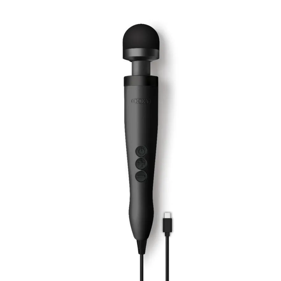 Doxy 3 USB-C Powered Wand Massager Black