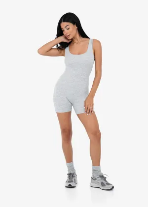Effortless Shortie - Onesie Grey Marl
