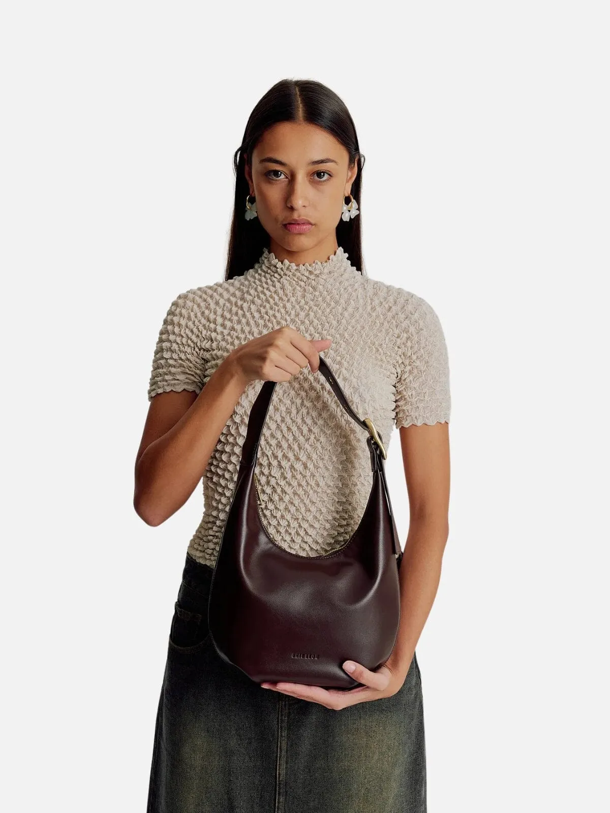 Everyday Croissant Bag - Chocolate