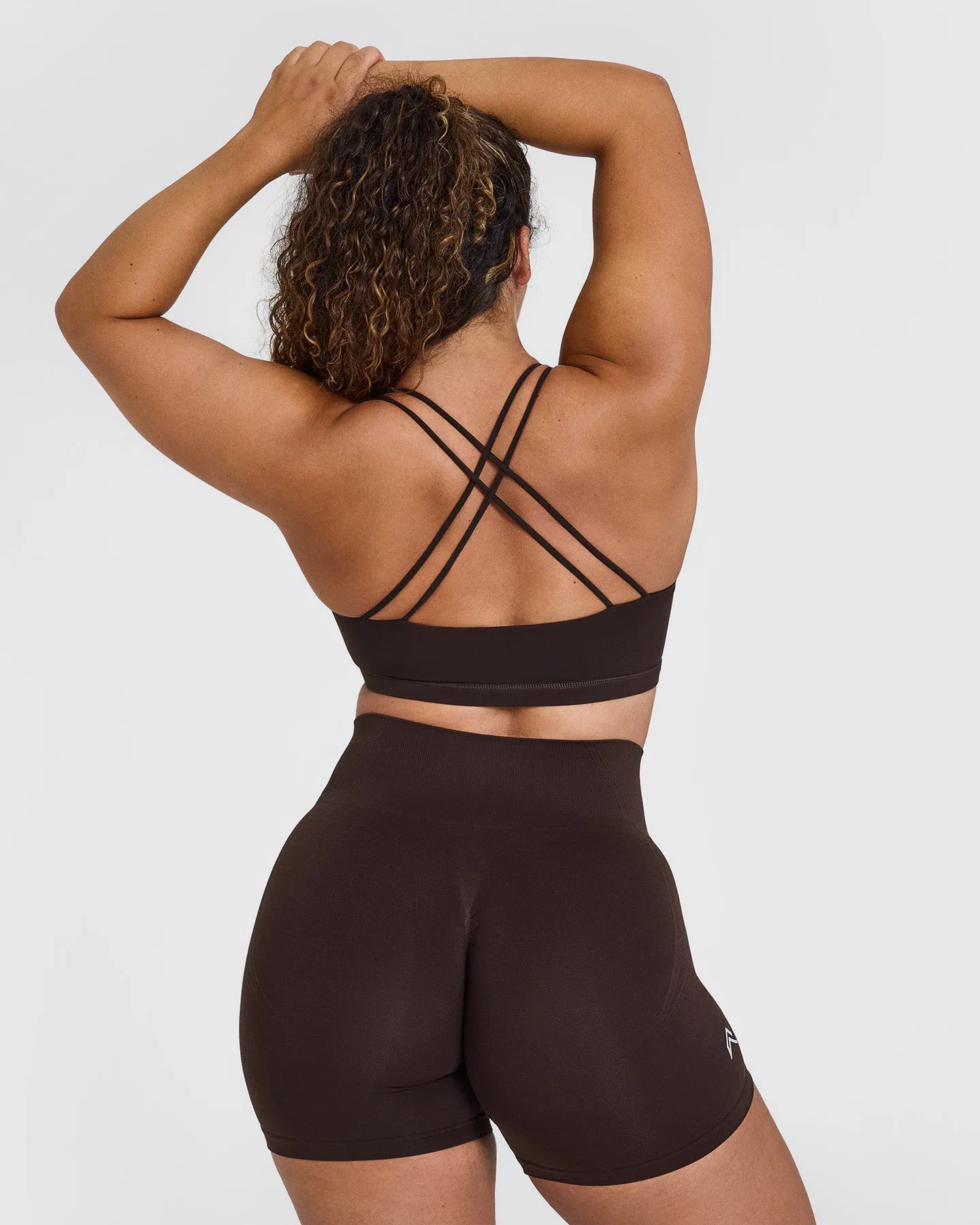 Everyday Cross Over Bralette | 70% Cocoa