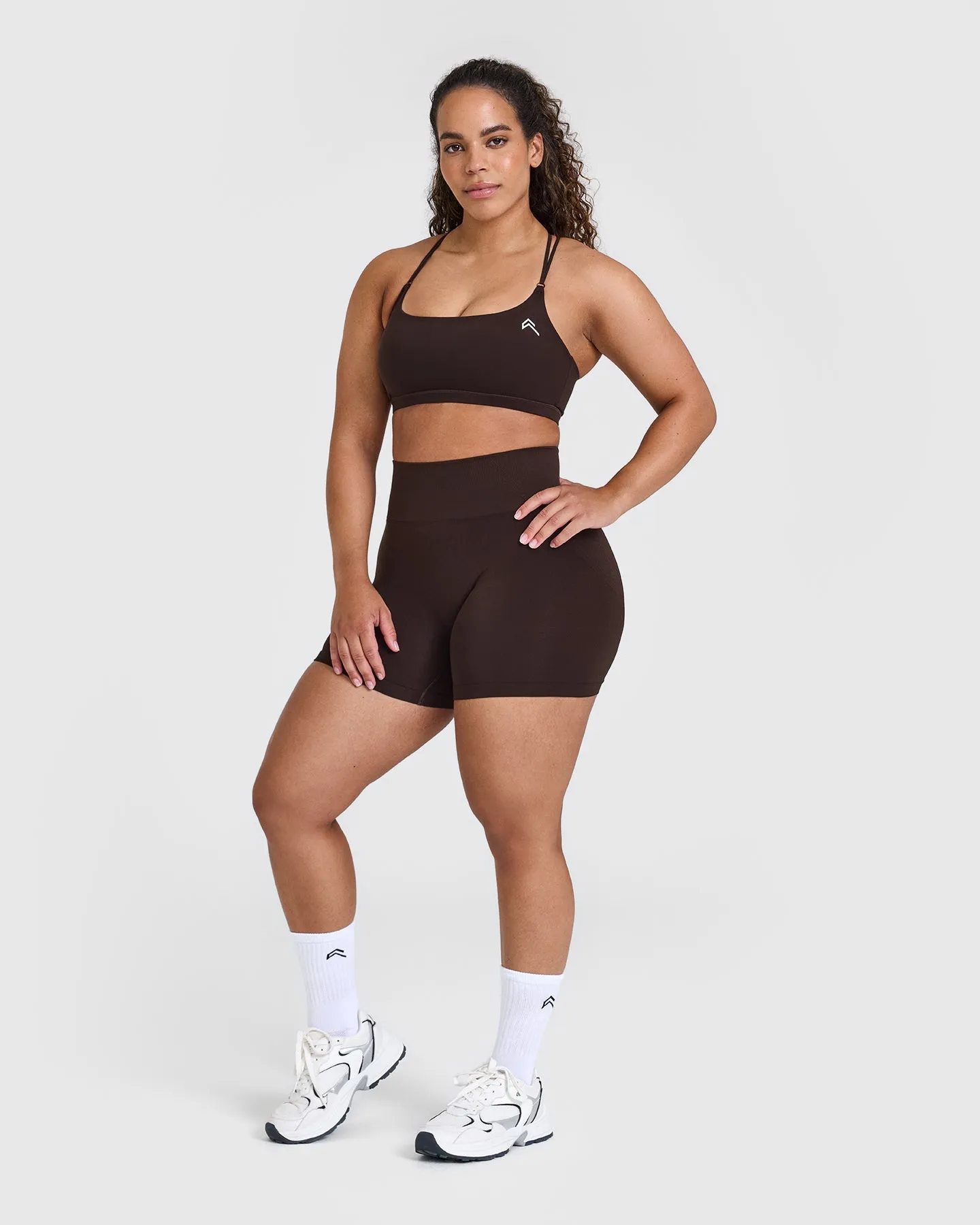 Everyday Cross Over Bralette | 70% Cocoa