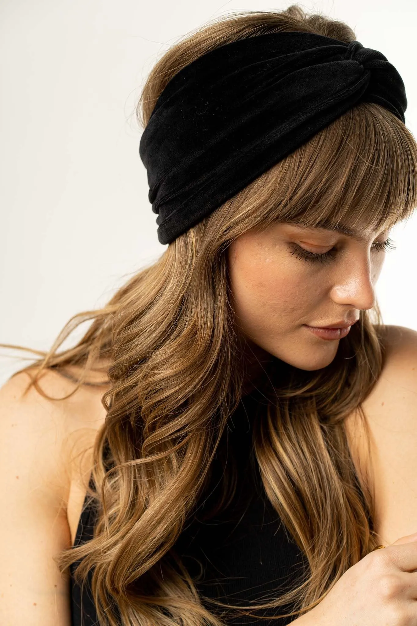 Everyday Velvet Headband - Black