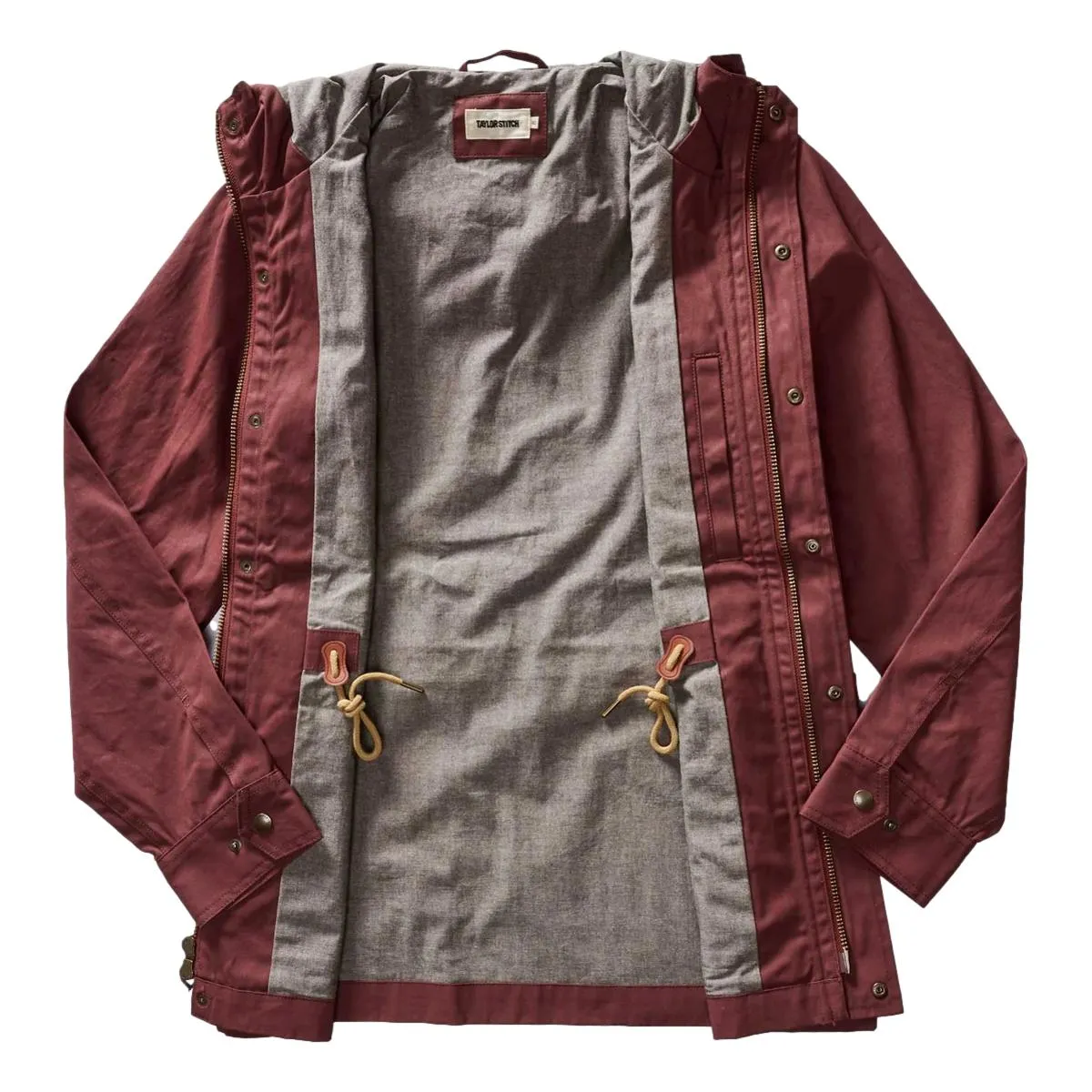 Explorer Jacket Red Wine Dry Wax
