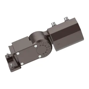 Extended Slipfitter Mount with Sensor Knockouts, For use with Area Light, Bronze Finish