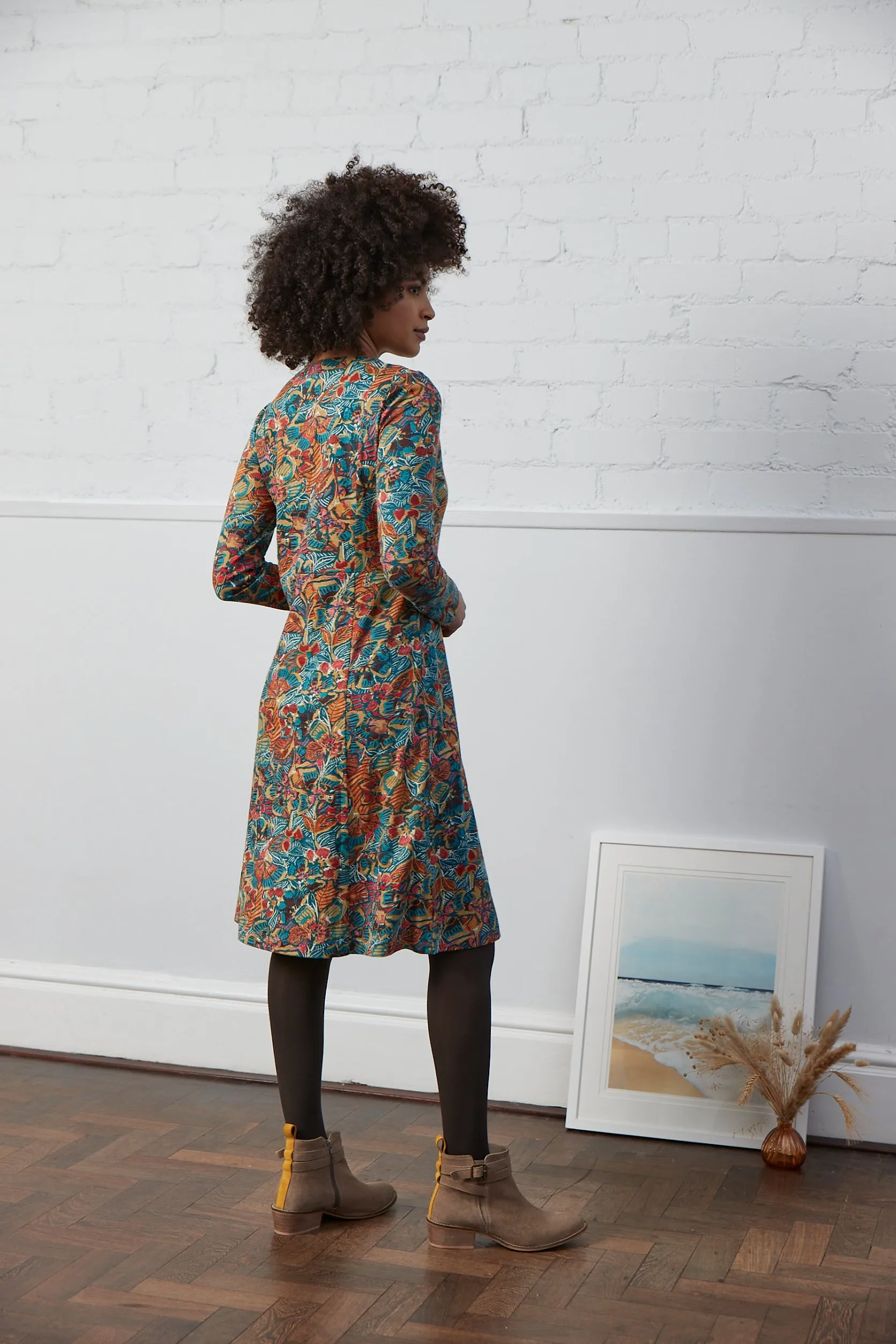 Fit and Flare Jersey Dress
