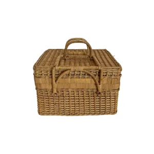 Folding Wicker Basket