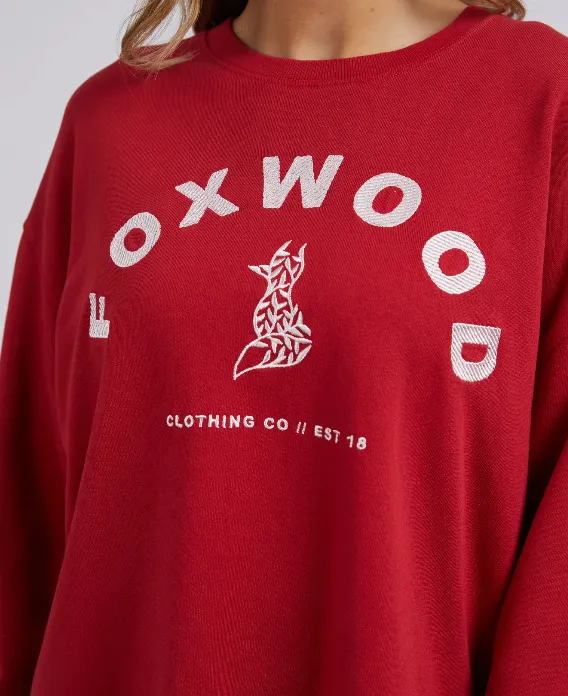 Foxwood Effortless Crew - Red