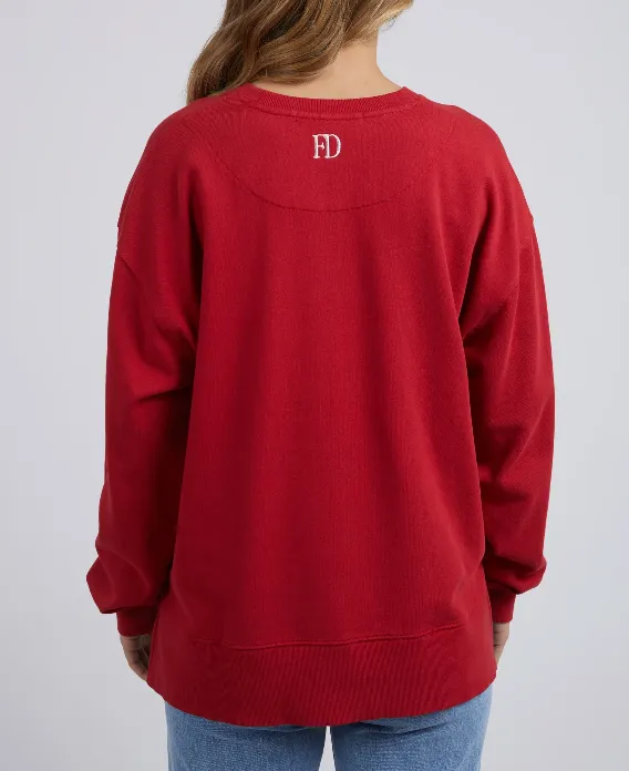 Foxwood Effortless Crew - Red