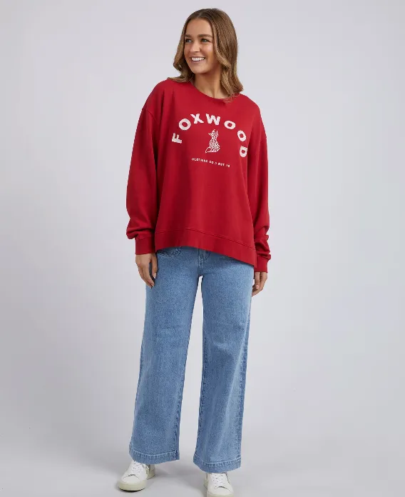 Foxwood Effortless Crew - Red