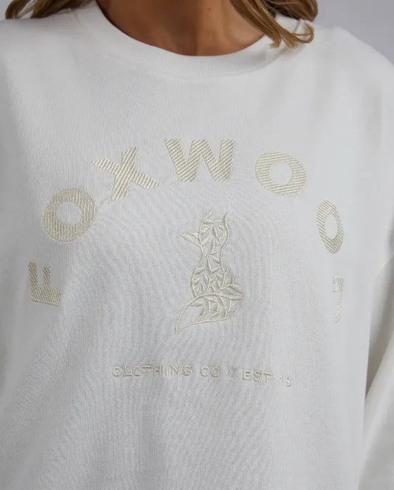 Foxwood Effortless Crew - Vintage White
