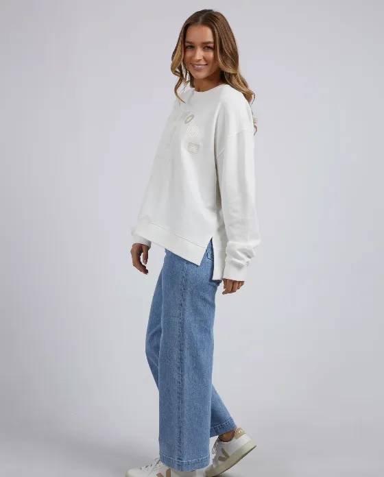 Foxwood Effortless Crew - Vintage White