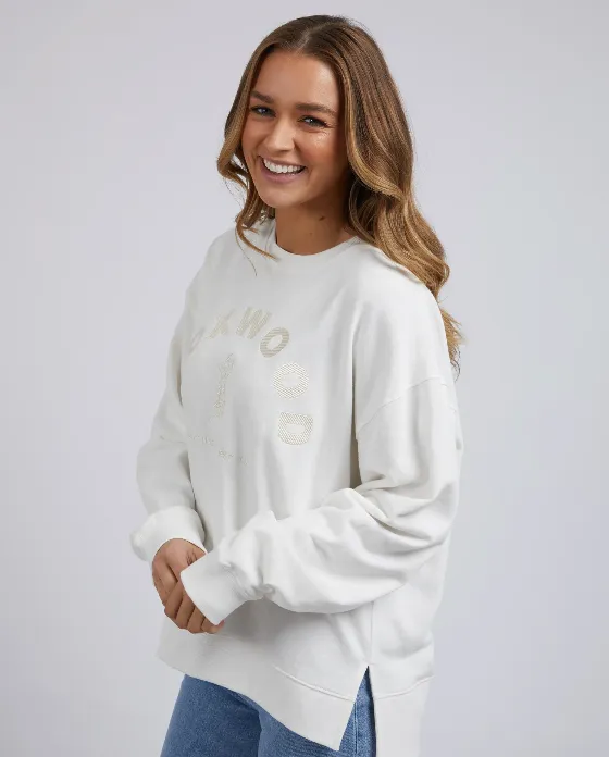 Foxwood Effortless Crew - Vintage White