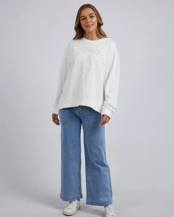 Foxwood Effortless Crew - Vintage White