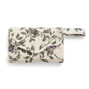 Garbo&Friends Plum Satin Quilted Change To Go