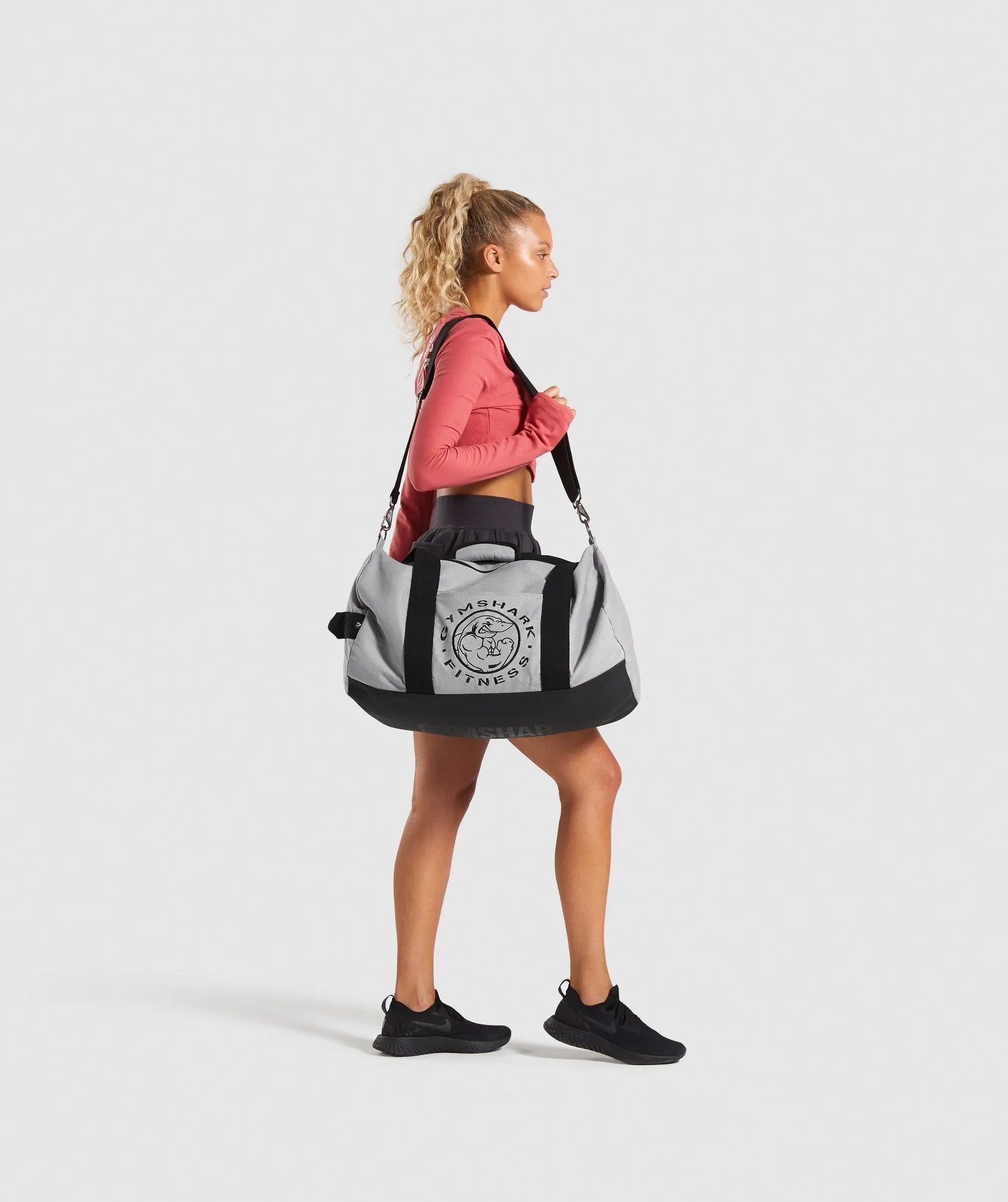 Gymshark Premium Legacy Holdall - Light Grey