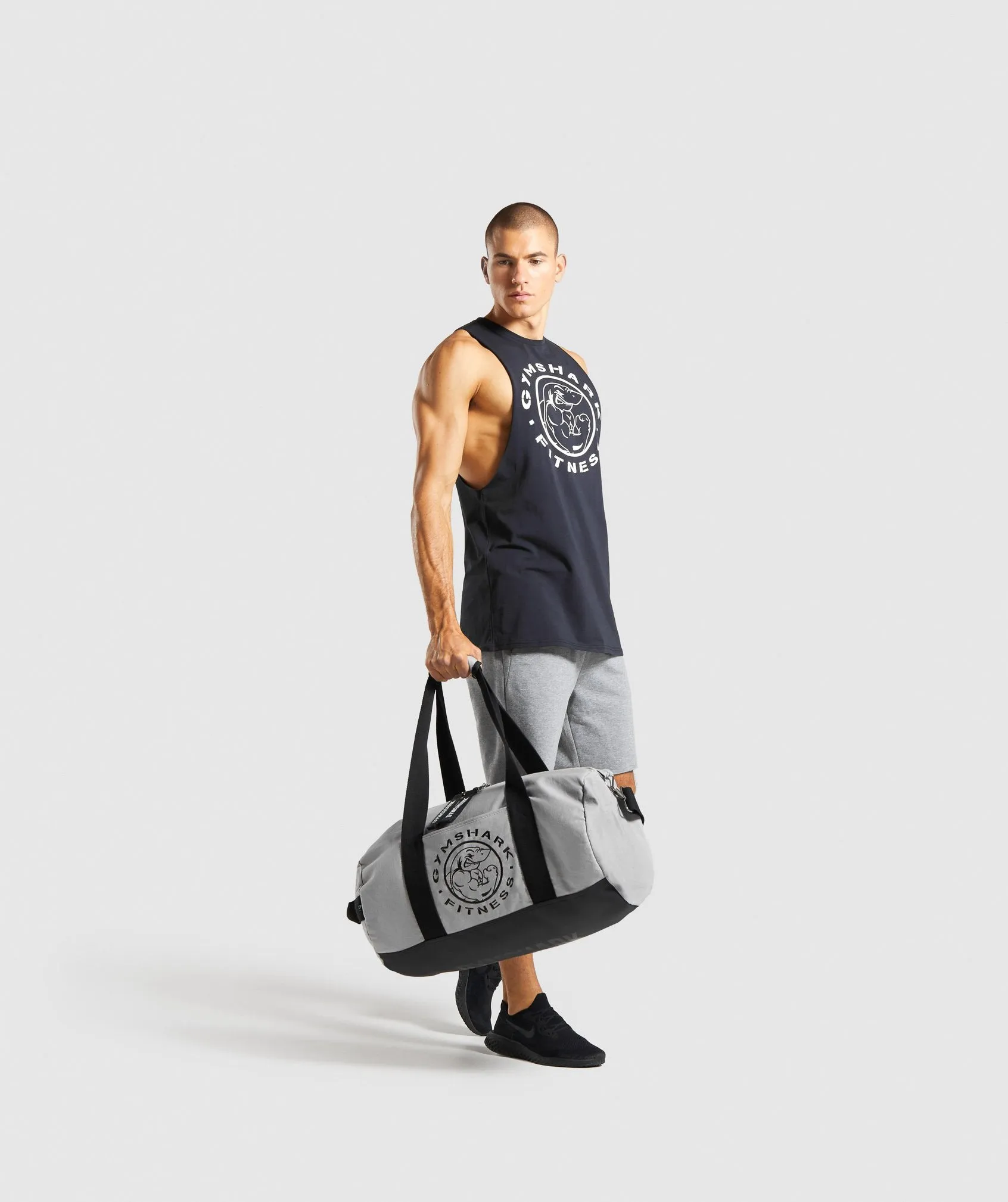 Gymshark Premium Legacy Holdall - Light Grey