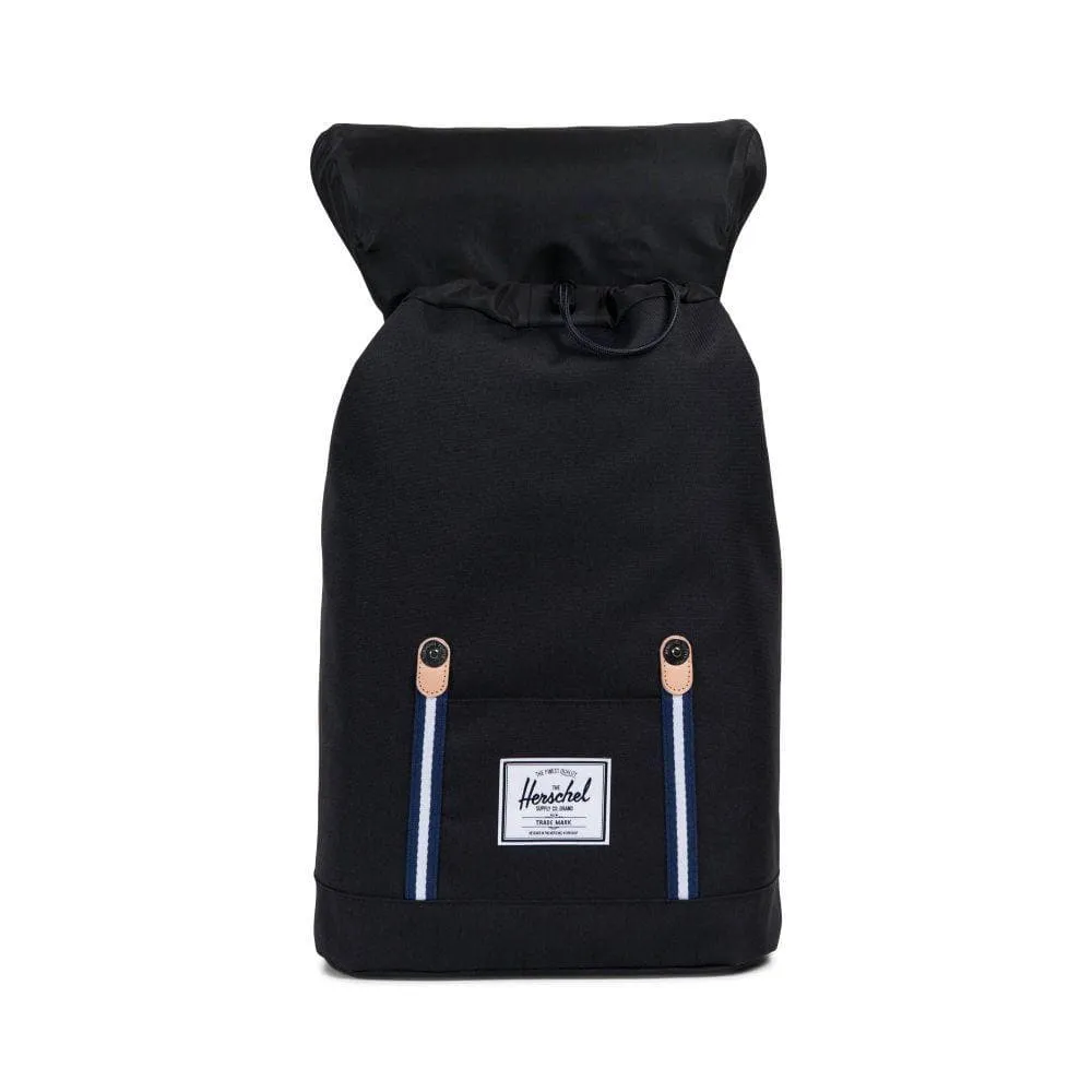 HERSCHEL RETREAT - BLACK/BLUE PRINT/WHITE