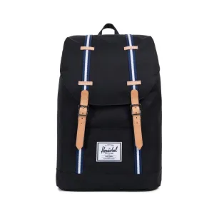 HERSCHEL RETREAT - BLACK/BLUE PRINT/WHITE