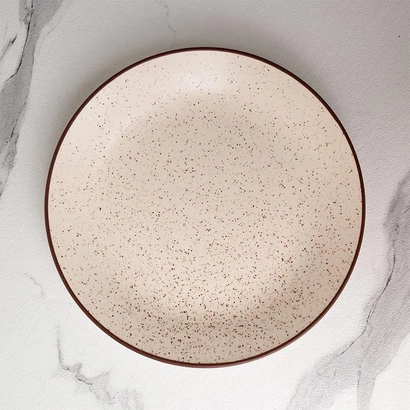 Kestha Quarter Plate - Beige