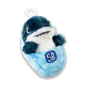 Key Clip Swaddle Babies Shark 4.5''
