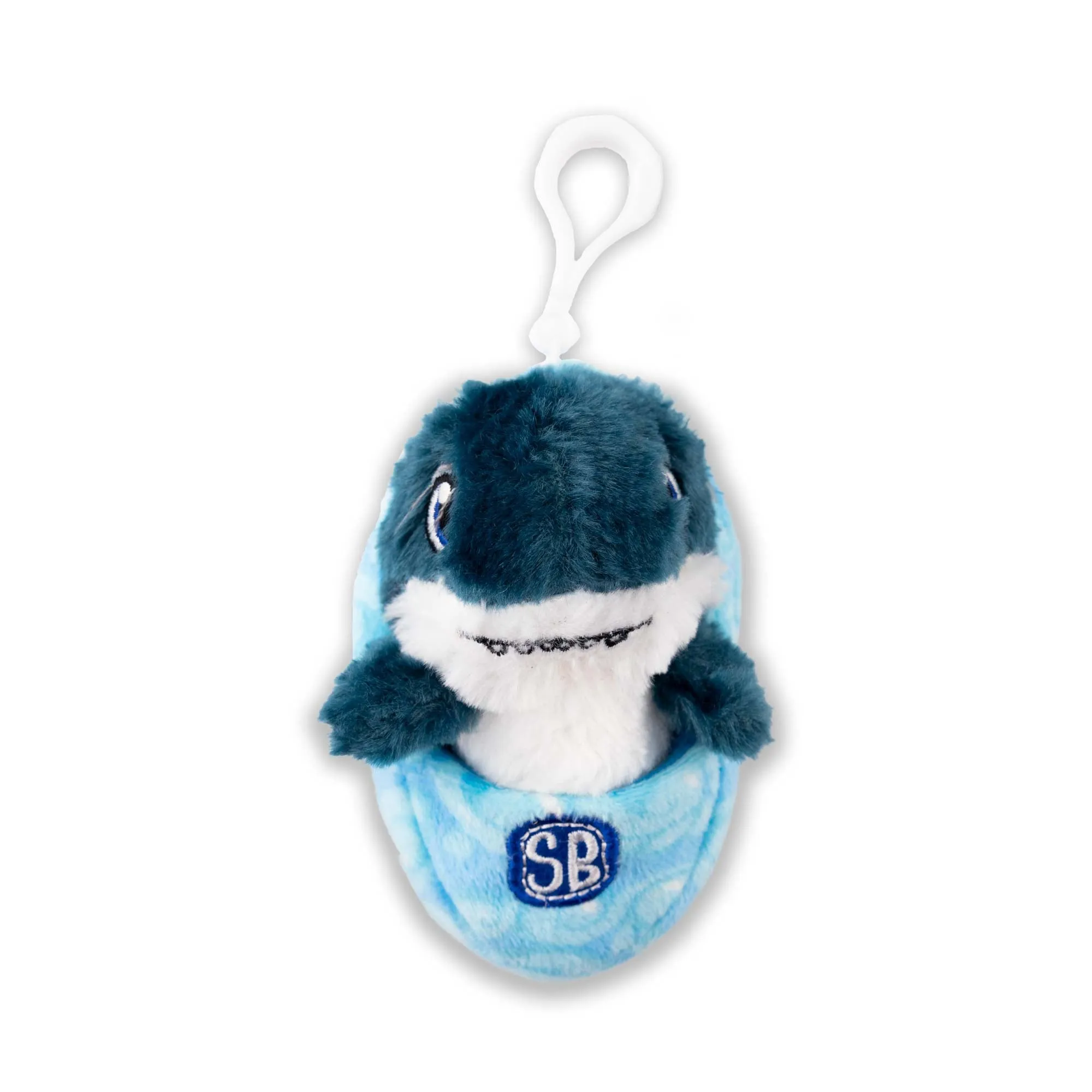 Key Clip Swaddle Babies Shark 4.5''
