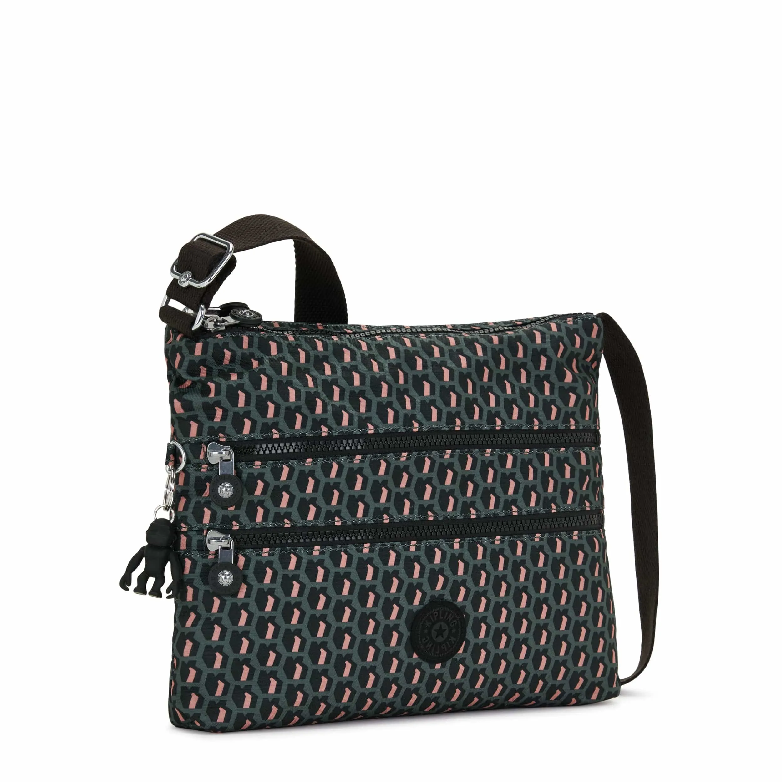 Kipling Alvar 3D K Pink Medium Crossbody Bag C2I3066-E1A