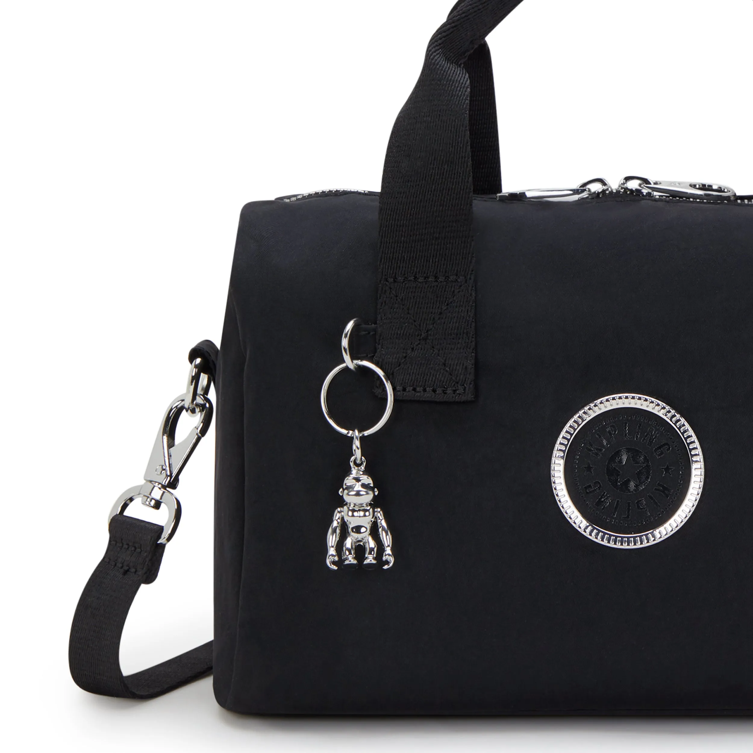Kipling Bina M Black Spice Medium Handbag I3128-5JB