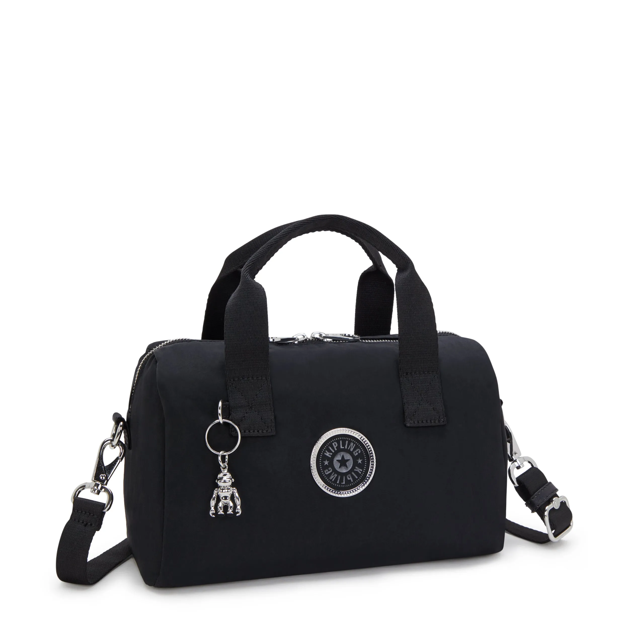 Kipling Bina M Black Spice Medium Handbag I3128-5JB