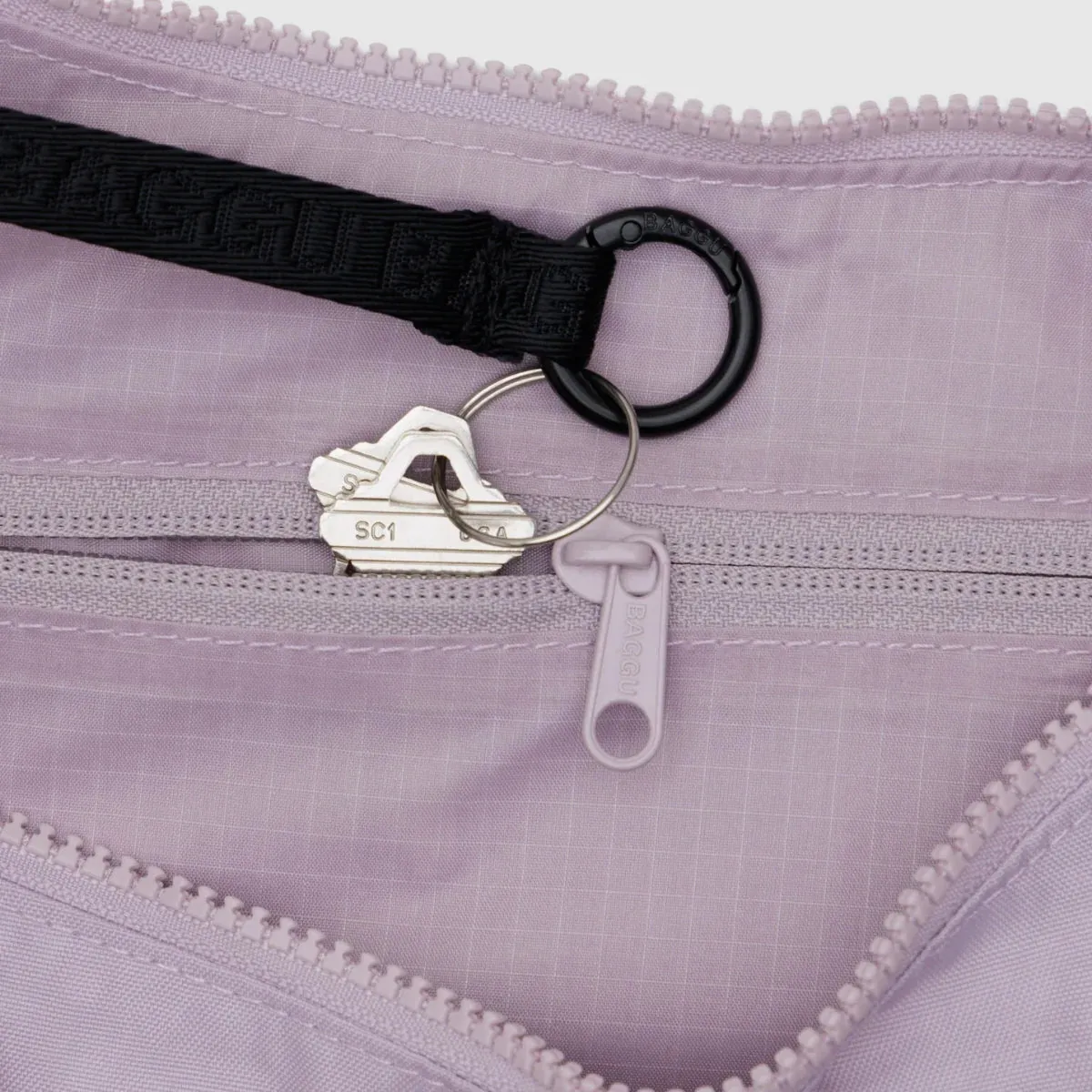Medium Nylon Crescent Bag