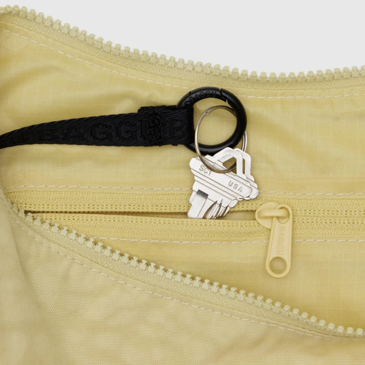 Medium Nylon Crescent Bag