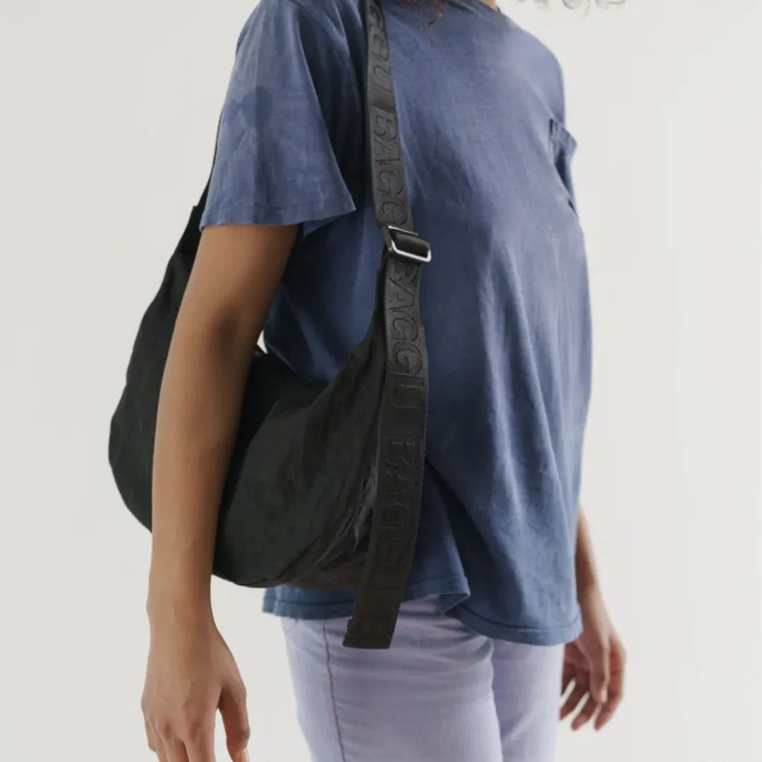 Medium Nylon Crescent Bag
