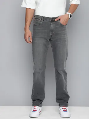 Men's 513 Grey Slim Straight Fit Mid Rise Jeans